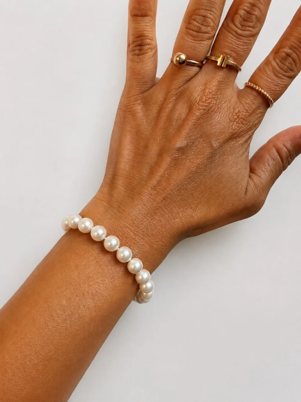 INCREDIBLY RARE Tiffany & Co. Ziegfeld 9-10mm Pearl Bracelet Silver, 7.75
